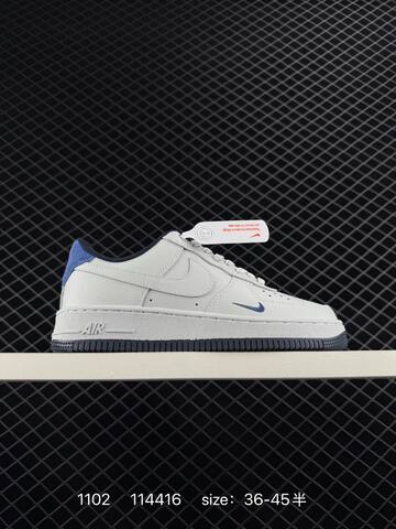 Nike Air Force 1 Low White Navy EU 36-45 Lifestyle - Unisex BS-74411