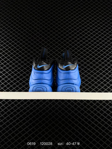Nike Air Foamposite One PRM Blue Mirror Blue Black EU 40-47 Basketball Shoe - Men's (BS-70672)
