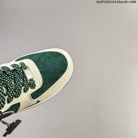Nike Air Force 1 07 Low Sail Dark Green White EU 36-45 Sneaker - Unisex (BS-63741)