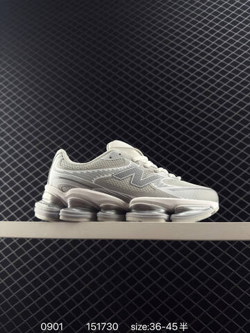 New Balance 2000 White Grey Silver EU 36-45 Running Shoe - Unisex (BS-82883)