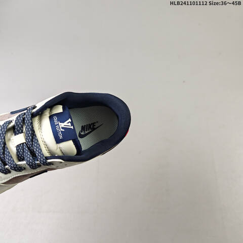 Nike SB Dunk Low Retro DIY Off White Navy Brown Red EU 36-45 Skate Shoe - Unisex BS-63811