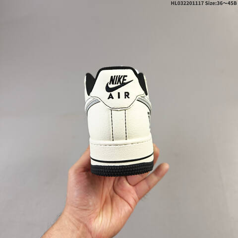 Nike Air Force 1 07 Low Off White Black EU 36-45 Sneaker - Unisex (BS-63594)