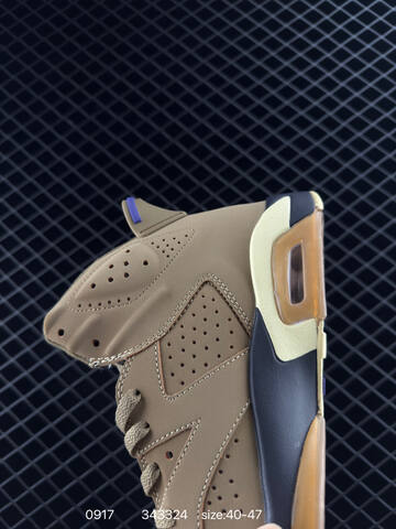 Jordan Air Jordan 6 Retro Brown Black Purple Beige EU 40-47 Basketball Shoe - Men s BS-80693