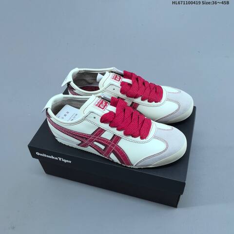 Other ASICS 110 Onitsuka Tiger MEXICO 66 VIN MEXICO 66 LOGO Premium Replica High-end Men s And Women s Fashion Sports Running And Basketball Shoes Up To 95 Off Retail During The Current Promotion Casual Lifestyle Sneakers (BS-68896)