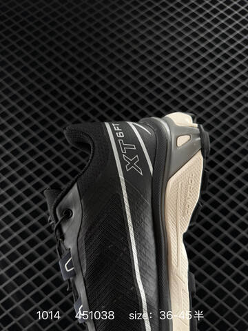 Salomon XT-6 FT Black Grey Cream EU 36-45 Trail Shoe Trail Running Sneakers - Unisex (BS-85959)