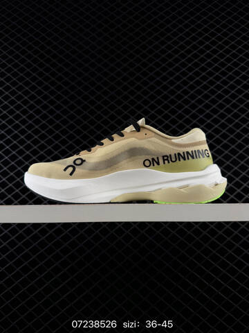 On Cloudmonster 3 Hyper Beige Black White Neon Green EU 36-45 Running Shoe Running Sneakers Unisex BS-84996