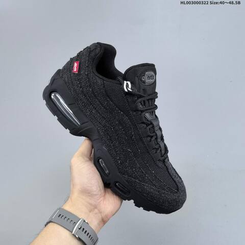 Nike Air Max 95 Levis Black Anthracite Red White EU 40-48 5 Sneaker - Men s BS-61187
