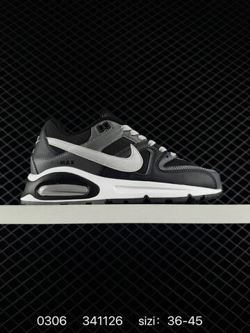 Nike Air Max Command Black White Gray 36-45 Running - Unisex (BS-72777)