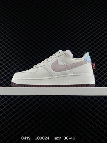 Nike Air Force 1 07 Low Sail Light Pink Light Blue Burgundy EU 36-40 Lifestyle - Unisex (BS-72001)