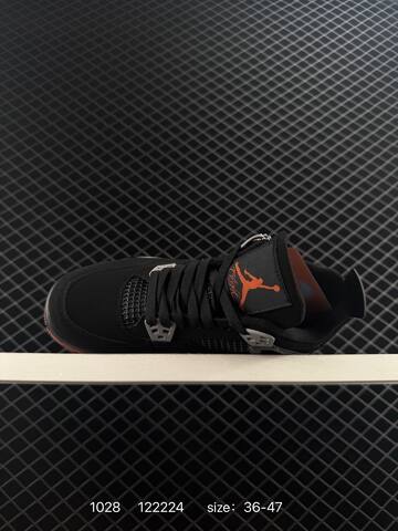 Jordan Air Jordan 4 Retro 364342-061 Black Red Beige Grey EU 36-47 Basketball Shoe - Unisex BS-80406