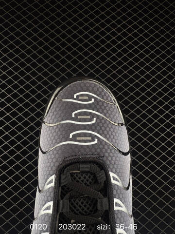 Nike Air Max Plus Black White Grey EU 36-46 Running - Unisex (BS-73054)