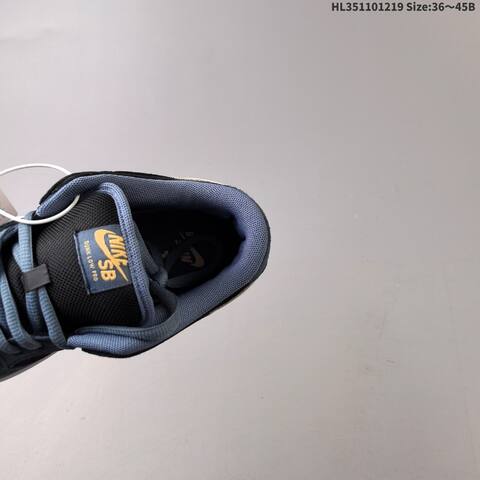 Nike SB Dunk Low Pro HF3063-002 Black Navy Blue Beige White EU 36-45 Skate Shoe - Unisex BS-62566