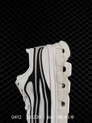 On Cloudflow 5 White Black Grey EU 36-45 Running Shoe Running Sneakers - Unisex (BS-85361)