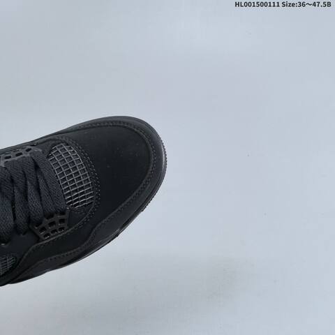 Jordan Air Jordan 4 Retro Black Cat Triple Black EU 36-47 5 Basketball - Unisex (BS-67008)