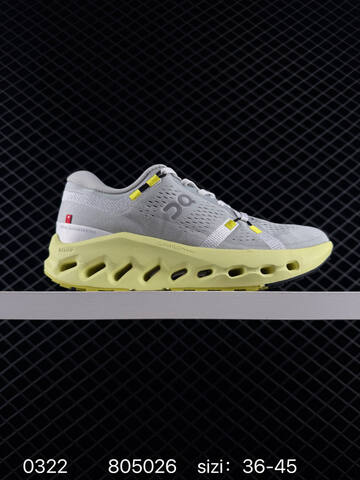 On Cloudtilt Grey Neon Yellow Off White EU 36-45 Running Shoe Running Sneakers - Unisex BS-85387