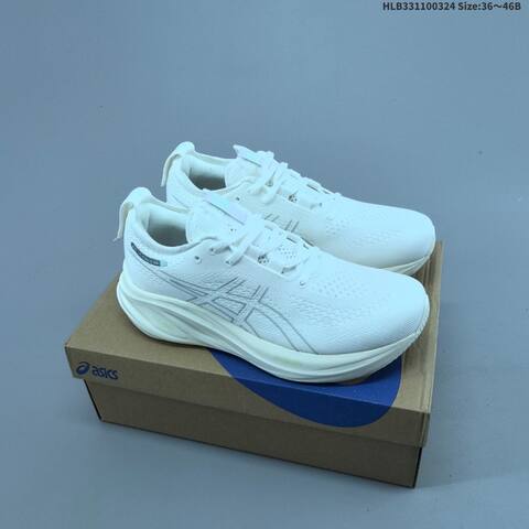 ASICS GEL-NIMBUS 26 Navy Blue White Light Blue EU 36-46 Running Shoe Running Sneakers - Unisex (BS-68974)