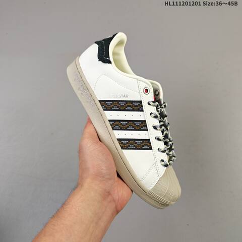 Adidas Originals Superstar JQ8722 Off White Black Red Beige EU 36 45 Skate Shoe EU 36-45 Unisex BS-65378