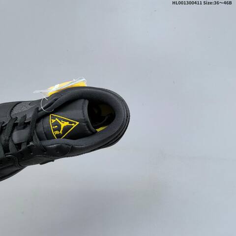 Jordan Air Jordan 1 Low SE Elephant Black Anthracite Yellow EU 36-46 Lifestyle - Unisex (BS-66245)