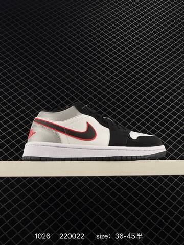 Jordan Air Jordan 1 Low White Navy Blue Grey EU 36-45 Sneaker - Unisex BS-80436