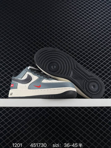 Nike Air Force 1 07 Sail Gray Black Red EU 36-45 5 Lifestyle - Unisex (BS-73902)