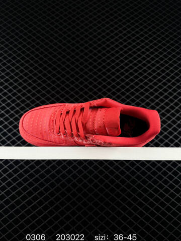 Nike Air Force 1 07 Low Red EU 36-45 Casual - Unisex (BS-72776)