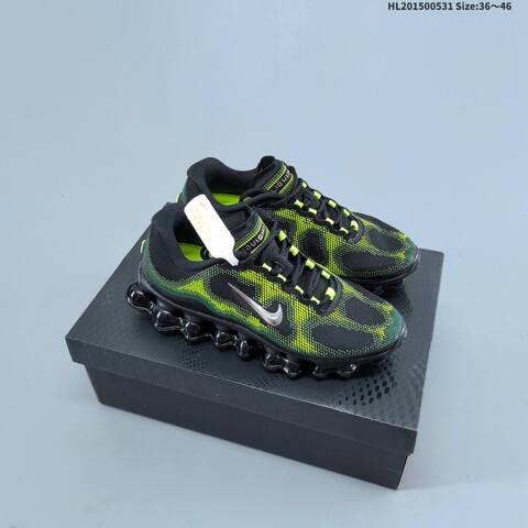 Nike Air Liquid Max Black Volt Green Silver EU 36-46 Running Shoe - Unisex (BS-60051)