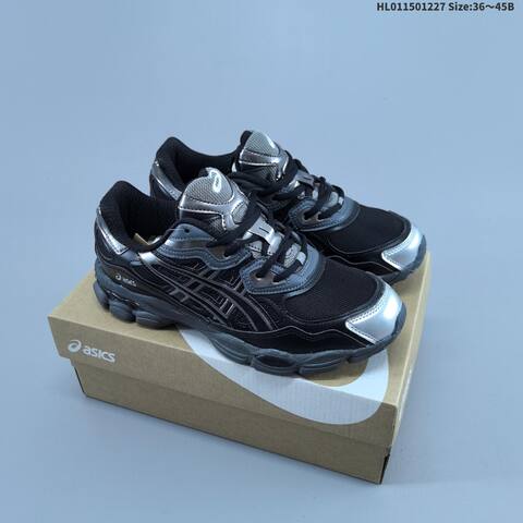 Asics GEL-NYC Black Dark Gray EU 36-45 Running Shoe Running Sneakers - Unisex (BS-69124)