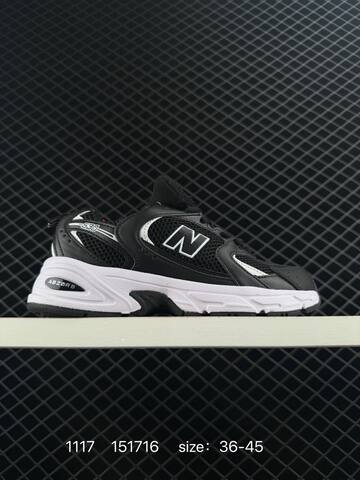New Balance MR530 Light Grey Off White Black White EU 36-45 Sneaker Unisex BS-82586