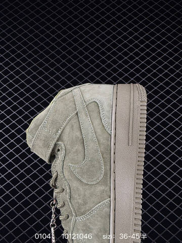 Nike Air Force 1 07 Supreme Olive Green 36-45 Lifestyle - Unisex (BS-73327)