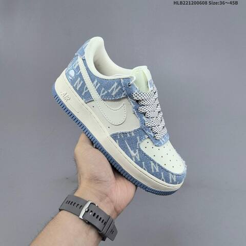 Nike Air Force 1 07 Light Blue Off White EU 36-45 Sneaker - Unisex BS-59960