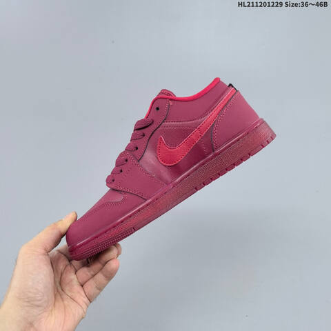 Nike Air Jordan 1 Low OG Burgundy Red 36-46 Lifestyle - Unisex (BS-67201)