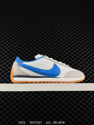 Nike Classic Cortez Leather EVA White Grey Suede With Mint Green Swoosh And Gum Sole EU 36-45 5 Casual - Unisex (BS-73541)