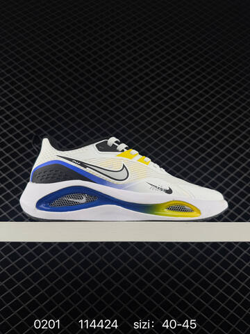 Nike Zoom Winflo White Black Blue Yellow EU 40-45 Running - Men's (BS-72860)
