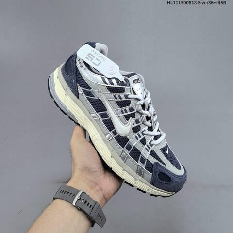 Nike P-6000 Navy Silver White Cream EU 36-45 Running Shoe - Unisex BS-60279
