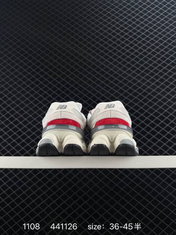 New Balance 9060 U9060IAB Grey Red White Off White Black EU 36-45 Sneaker - Unisex (BS-82612)