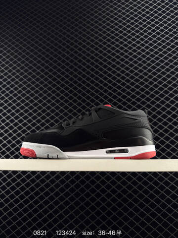 Jordan Air Jordan 4 Retro RM Black White Red EU 36-46 Basketball Shoe - Unisex (BS-80868)