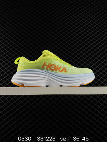 HOKA ONE ONE Bondi 8 Olive Grey White Light Green Tan EU 36-45 Running Shoe Running Sneakers - Unisex (BS-86274)