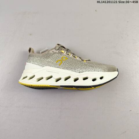 On Cloudsurfer Max Cream Beige Orange EU 36-45 Running Shoe Running Sneakers - Unisex (BS-69791)