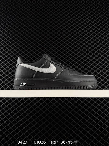 Nike Air Force 1 07 White Black 36-45 Casual - Unisex (BS-71825)