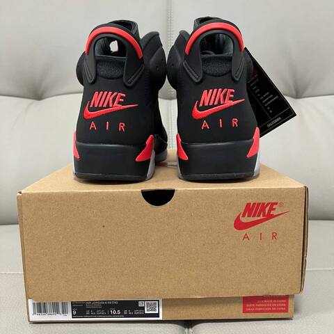 Jordan Air Jordan 6 Retro Infrared Black Infrared Red White Basketball Shoe (BS-87303)