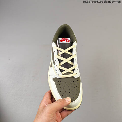 Nike Air Jordan 1 Low OG SP Olive Brown Cream EU 36-46 Casual - Unisex (BS-63624)