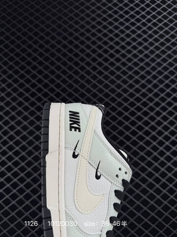 Nike Dunk SB Low White Cream Black EU 36-46 5 Skate - Unisex (BS-73986)