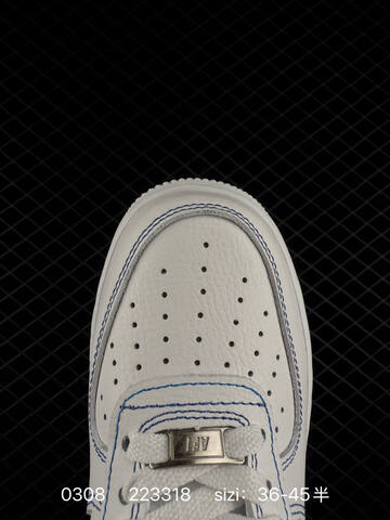 Nike Air Force 1 Low HQ2037-001 White Navy Blue EU 36-45 Lifestyle - Unisex (BS-72745)