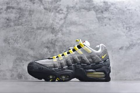 Nike Air Max 95 Grey White Black Yellow Sneaker (BS-59638)