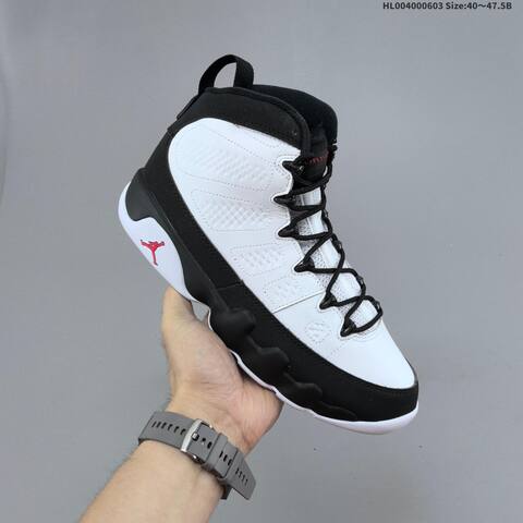 Jordan Air Jordan 9 Retro White Black Red 40 47 5 Basketball - Men s BS-65821