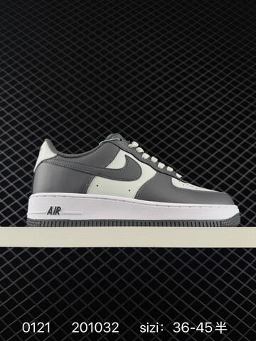 Nike Air Force 1 07 Low Grey White 36-45 Lifestyle - Unisex (BS-73043)