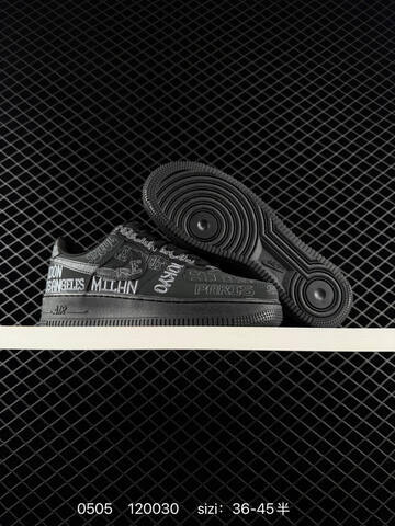 Nike Air Force 1 07 LV8 Black Gray EU 36-45 5 Lifestyle - Unisex (BS-71680)