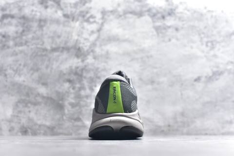 HOKA Rincon 4 Dark Grey Neon Green Light Grey Black Running Shoe Running Sneakers (BS-59411)