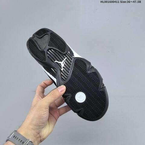 Jordan Air Jordan 14 Retro Black White Bred 36 47 5 Basketball - Unisex (BS-66246)