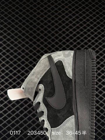 Nike Air Force 1 07 Black And Grey EU 36-45 Lifestyle - Unisex (BS-73109)